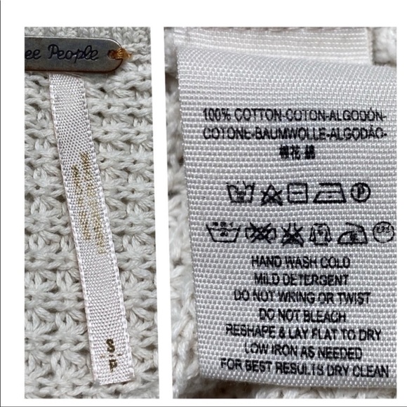 FREE People Small moonshine cold shoulder sweater top - Picture 7 of 8